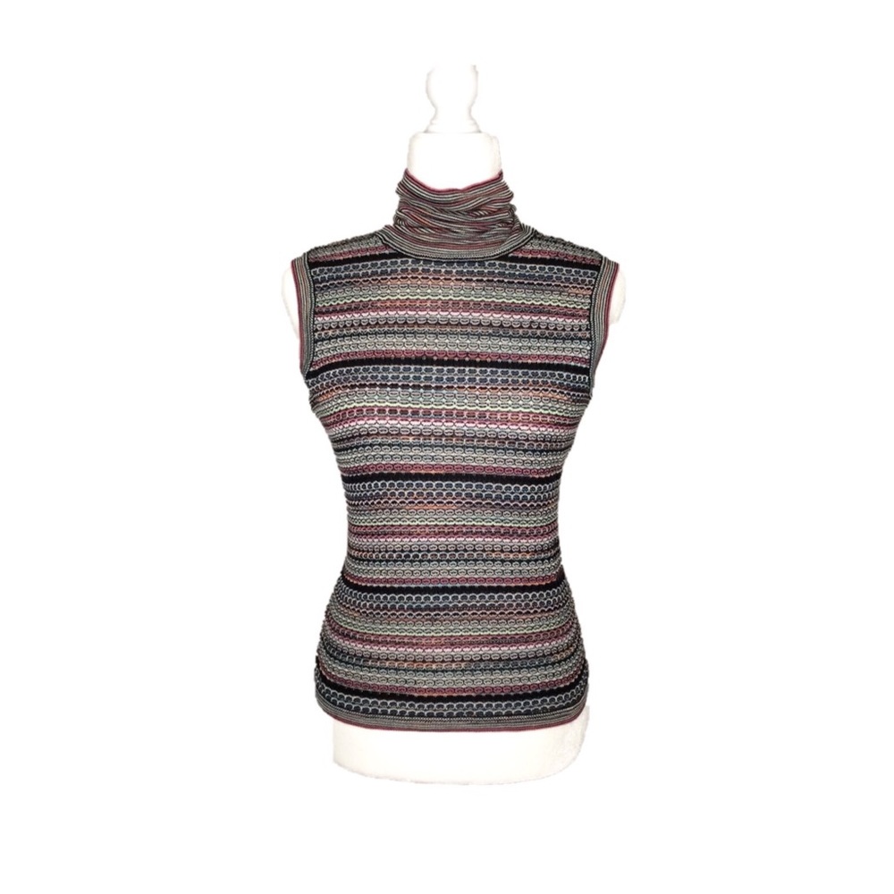 Missoni Made In Italy Wool Blend Sleeveless Tank